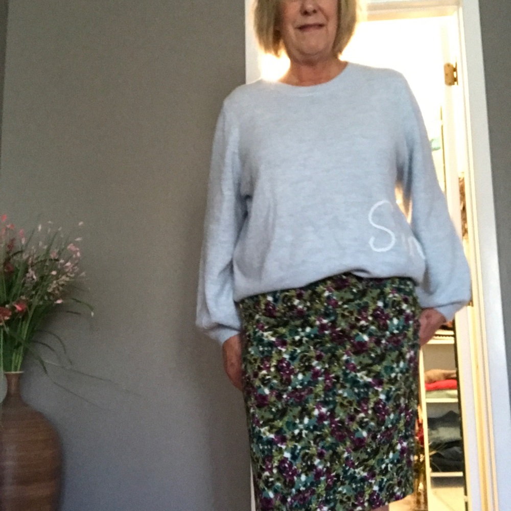 Adorable pull on skirt